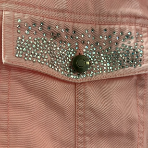 M pink bedazzled jacket - Picture 2 of 4